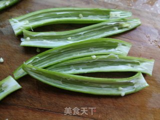 秋葵酿虾滑的做法步骤：5
