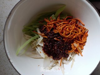 凉拌三色蔬的做法步骤：5