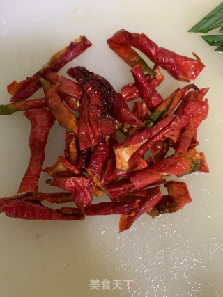 孜然味花菜的做法步骤：4