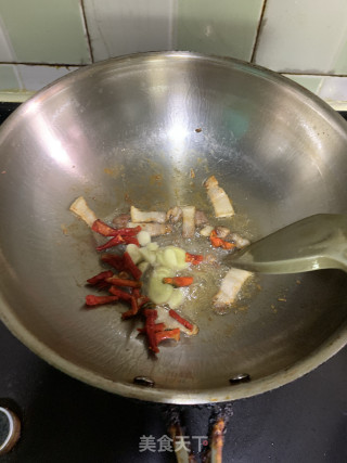 孜然味花菜的做法步骤：7