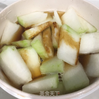 肉片烧冬瓜的做法步骤：4