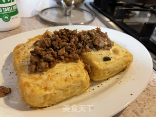 肉末豆腐（味淋版）的做法步骤：9