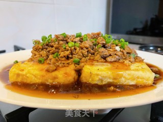 肉末豆腐（味淋版）的做法步骤：10