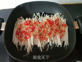 蒜蓉金针菇的做法步骤：8