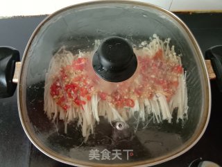 蒜蓉金针菇的做法步骤：9