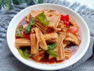 红烧腐竹的做法步骤：15