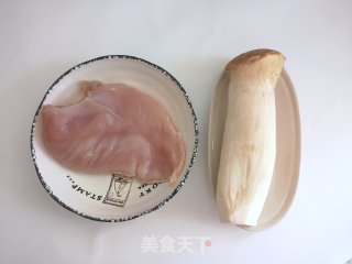 炸鸡排杏鲍菇的做法步骤：1
