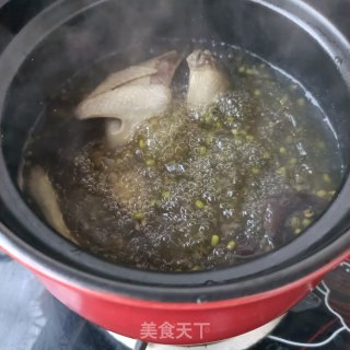 陈皮绿豆鸽子汤的做法步骤：10