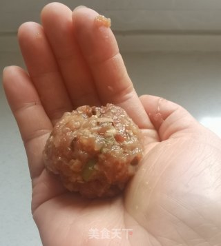 小米蒸丸子的做法步骤：10