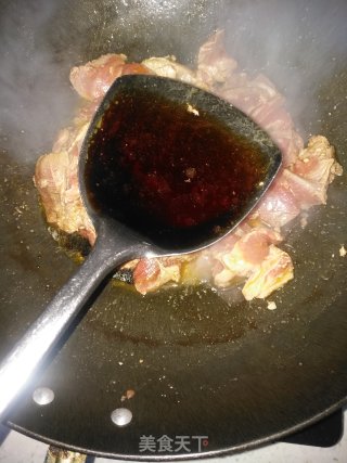 葱爆羊肉的做法步骤：4