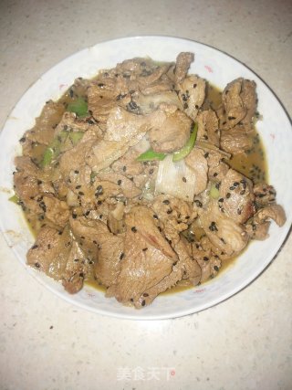 葱爆羊肉的做法步骤：8