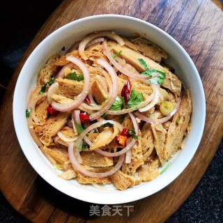 凉拌面筋的做法步骤：6