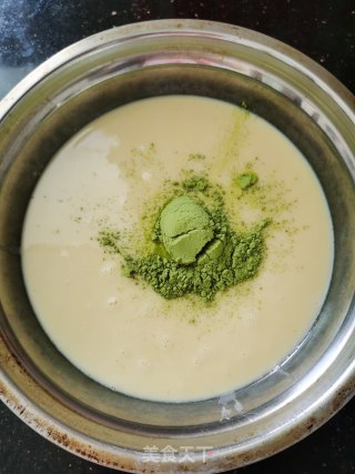 抹茶毛巾卷的做法步骤：7