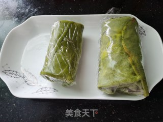 抹茶毛巾卷的做法步骤：11