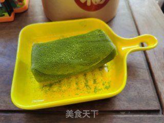 抹茶毛巾卷的做法步骤：12