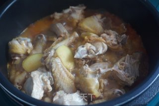 不加一滴水の番茄鸡的做法步骤：8