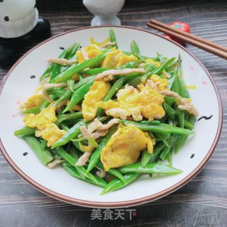 肉丝鸡蛋炒芸豆的做法步骤：17