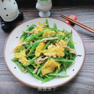 肉丝鸡蛋炒芸豆的做法步骤：18