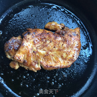鸡脯肉煎蛋低脂餐的做法步骤：5