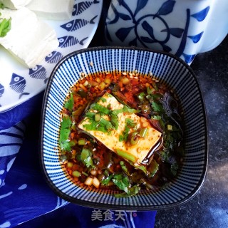 蘸汁黑豆腐的做法步骤：9