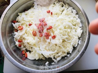 酸辣绿甘蓝的做法步骤：3