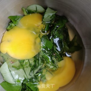 土人参煎蛋的做法步骤：3