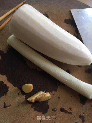 咸烧骨萝卜丝粥的做法步骤：5
