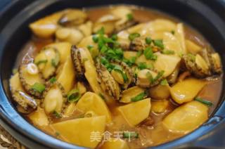 干锅芋头鲍鱼仔的做法步骤：5