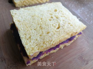 紫薯鸡蛋三明治的做法步骤：5