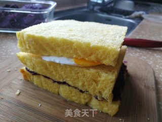 紫薯鸡蛋三明治的做法步骤：7
