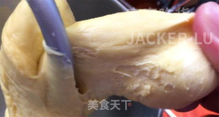 辫子红豆面包，制作简单，颜值杠杠的，入口超级软还可以拉丝。的做法步骤：5