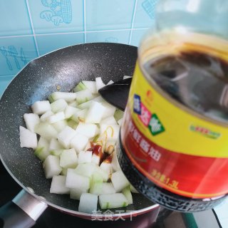 鸡块冬瓜炖粉条的做法步骤：8