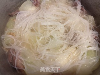 冬瓜腊鸭粉丝煲的做法步骤：5