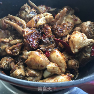 麻辣鸡块炖松茸的做法步骤：7