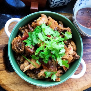 麻辣鸡块炖松茸的做法步骤：14