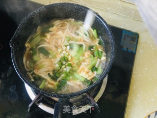 西红柿酱鸡蛋面的做法步骤：8