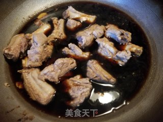 豆角干烧排骨的做法步骤：9