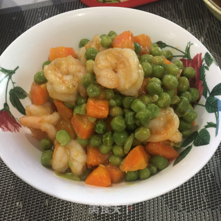 虾仁炒豌豆的做法步骤：8