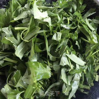 茶油炒空心菜的做法步骤：5
