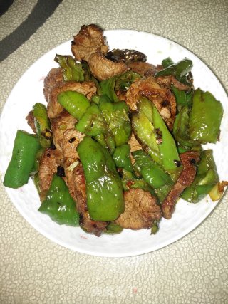 青椒炒牛腩的做法步骤：9
