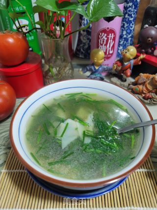 韭菜面片汤的做法步骤：9