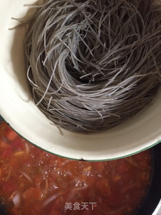西红柿肉丸粉条的做法步骤：7