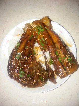 鳗鱼（茄子）拌饭的做法步骤：14