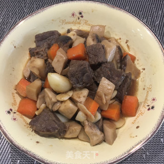 牛肉粒烧杏鲍菇的做法步骤：11