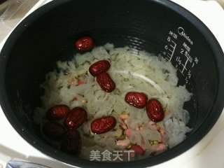 红枣银耳三豆汤的做法步骤：3