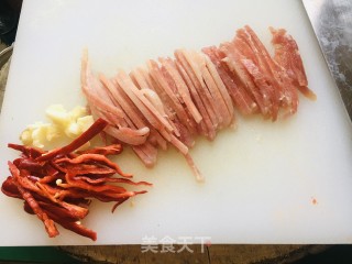 豇豆炒肉丝的做法步骤：4