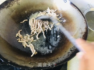 豇豆炒肉丝的做法步骤：5