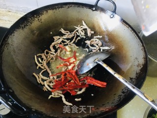 豇豆炒肉丝的做法步骤：6