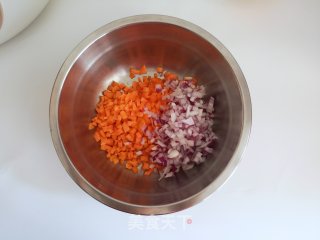 洋葱胡萝卜粗粮饼的做法步骤：3