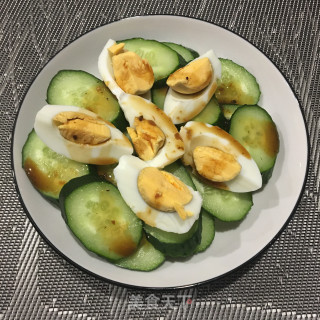 鸡蛋拌黄瓜的做法步骤：5